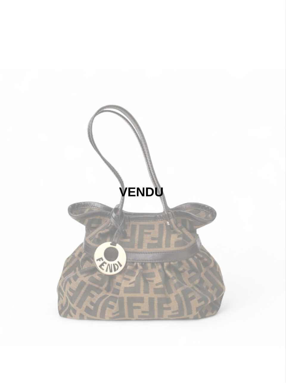 SAC ZUCCA FF TOBACCO MINI FENDI VINTAGE