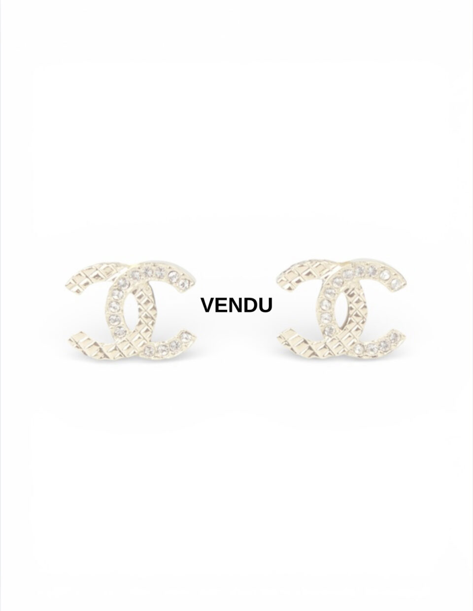 BOUCLES D'OREILLES CC CHANEL