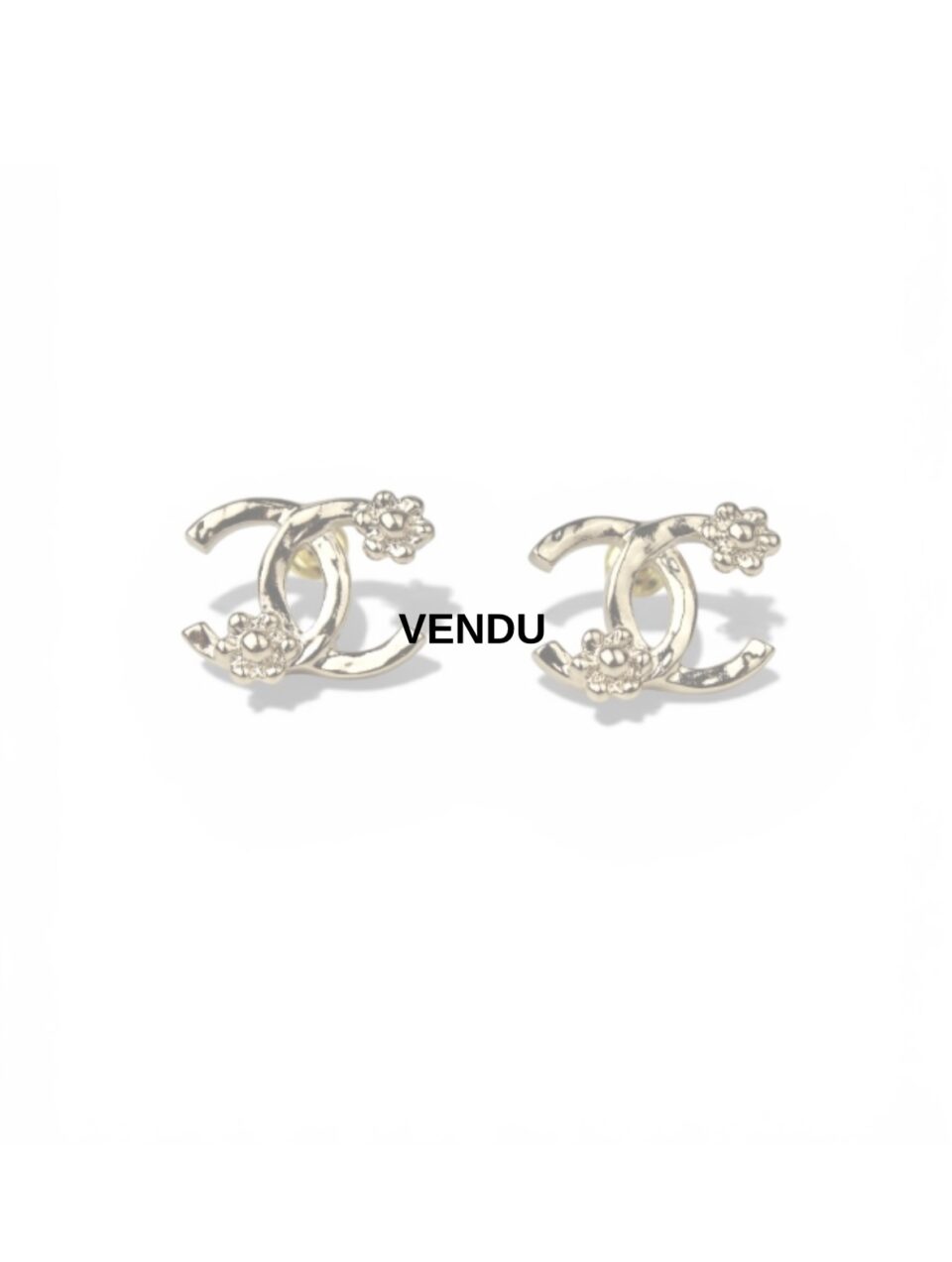 BOUCLES D'OREILLES CC CHANEL